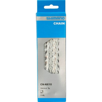 Цепь SHIMANO NX10, 1 скорость, 114 звеньев, 1/2X1/8