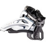 Переключатель передний SHIMANO DEORE, M4100-D, side-swing, direct mount, для 2x10 скоростей, угол:64-69, для 38T, CL:48,8/ IFDM4100D4
