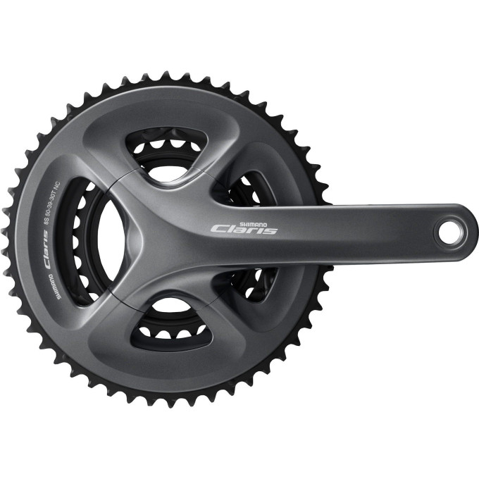 Система SHIMANO CLARIS, R2030, 170 мм, интегрированный вал, 8 скоростей, 50/39/30T EFCR2030CX090X
