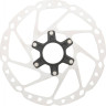Тормозной диск SHIMANO RT64, 160мм, C.LOCK, с стопорным кольцом внешние шлицы ESMRT64SEC