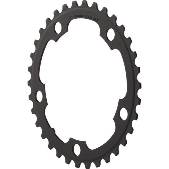 Звезда передняя SHIMANO FC-RS500, 46T-MJ, черная, для 46-36T Y1PR98020